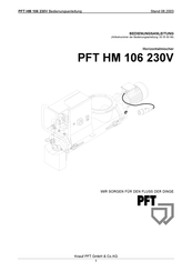 PFT HM 106 230V Bedienungsanleitung
