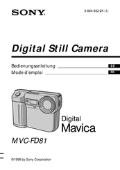 Sony Mavica MVC-FD81 Bedienungsanleitung