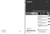 Sony Bravia KDL-20G30-Serie Bedienungsanleitung