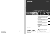 Sony BRAVIA KDL-20S4000 Bedienungsanleitung