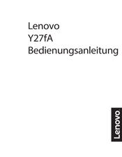 Lenovo Y27fA Bedienungsanleitung