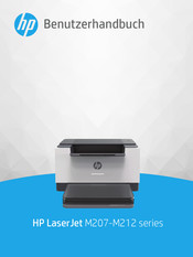 HP LaserJet M207 Serie Benutzerhandbuch