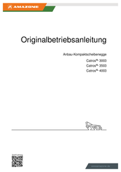 Amazone CatrosXL 3003 Originalbetriebsanleitung