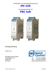 IBS BatchControl PSC310i-2 Montageanleitung