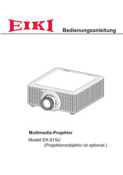 Eiki EK-815U Bedienungsanleitung