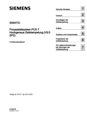 Siemens SIMATIC PCS 7 Funktionshandbuch