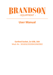 Brandson Equipment 301826/20200410WZ002 Bedienungsanleitung