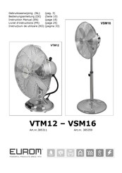 EUROM VTM12 Bedienungsanleitung