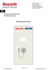Bosch Rexroth IndraControl VAC 30.2 Montageanleitung