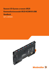 Weidmuller u-remote UR20 Handbuch