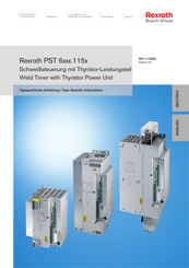 Bosch Rexroth PST 6 115 Serie Typspezifische Anleitung