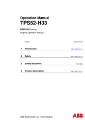 ABB TPS52-H33 Bedienungsanleitung