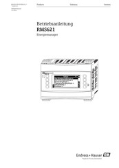 Endress+Hauser RMS621 Betriebsanleitung