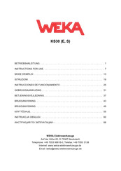 Weka KS18 Betriebsanleitung