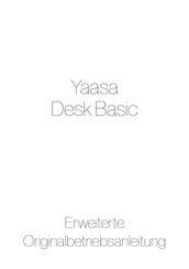 Yaasa Desk Light Erweiterte Originalbetriebsanleitung