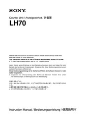 Sony LH70-3 Bedienungsanleitung