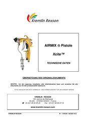 Kremlin-Rexson AIRMIX Xcite 120b Technische Daten