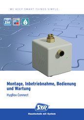 syr HygBox Connect Anleitung Zur Montage, Inbetriebnahme, Bedienung Und Wartung