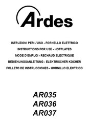 ARDES AR037 Bedienungsanleitung