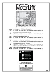 Chamberlain MotorLift HC300ML Installationsanleitung