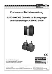 Judo OXIDOS JCED-HC 5 Einbau- Und Betriebsanleitung