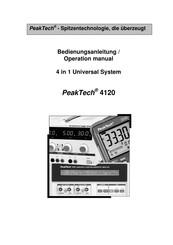PeakTech 4120 Bedienungsanleitung