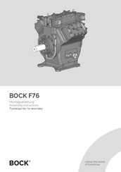 .bock F76 Serie Montageanleitung