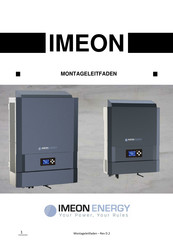 IMEON ENERGY IMEON 9.12 Installationsanleitung