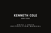 Kenneth Cole VD76 Bedienungsanleitung