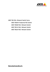 Axis T85-Serie Benutzerhandbuch
