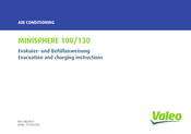 Valeo MINISPHERE 130 Evakuier- Und Befüllanweisung