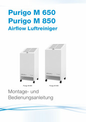 Airflow Purigo M 650 Montage- Und Bedienungsanleitung