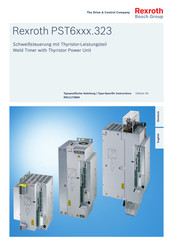 Bosch Rexroth PST6 323 Serie Typspezifische Anleitung