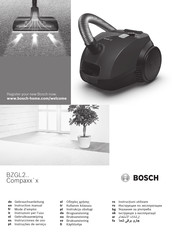 Bosch Compaxx'x BZGL2B315 Gebrauchsanleitung