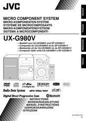 JVC UX-G980VE Bedienungsanleitung