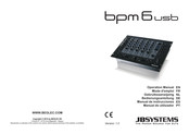 JB Systems BPM6 USB Bedienungsanleitung