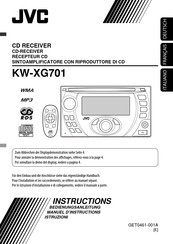 JVC KW-XG701 Bedienungsanleitung