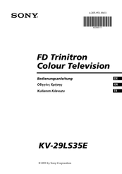 Sony FD Trinitron KV-29LS35E Bedienungsanleitung