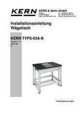 KERN & SOHN TYPS-03A-B Installationsanleitung