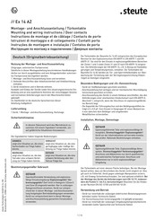 steute Ex 14 AZ Montage- Und Anschlussanleitung