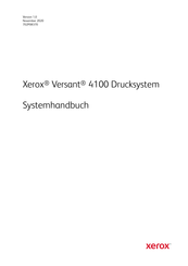 Xerox Versant 4100 Systemhandbuch