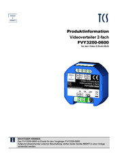 TCS FVY3200-0600 Produktinformation