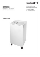 EBA 0101 HDP Betriebsanleitung
