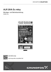Grundfos ALR 20/A Ex Montage- Und Betriebsanleitung