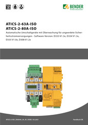 Bender ATICS-2-63A-ISO AC Handbuch