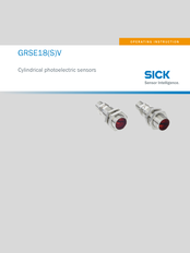 SICK GRSE18V Betriebsanleitung