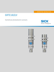 SICK GRTE18SV Betriebsanleitung