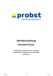 probst SAFEFLEX SF Betriebsanleitung