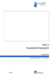Rexroth Indramat RAC 2 Projektierung