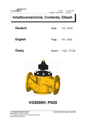 Johnson Controls VG8000H Handbuch